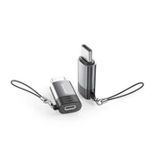 AWEI A12 Lightning adapter - Tip-C, OTG, svijetlosiva