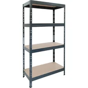 Ar Shelving Vtični regal za težka bremena Rivet S 180cm x 75cm x 35cm 4B siv