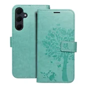 OEM Torba MEZZO Book za SAMSUNG A35 5G, lesena, zelena