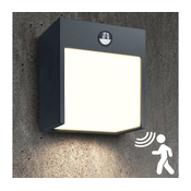 Brilagi-LED Spoljno zidno svetlo sa senzorom TERNI LED/12W/230V antracit IP44