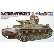 Plastic model German tank Pzkpw IV AusfD