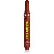 NYX Professional Makeup Fat Matte balzam za usne s matirajucim ucinkom Cocoa Cuddles 2 g