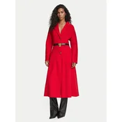 Elisabetta Franchi Volneni plašč CP-03D-67E2-V860 Rdeča Regular Fit