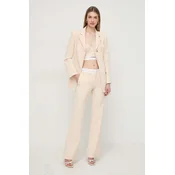 Patrizia Pepe Top 8C0676/A375-B788 Bež Slim Fit