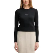 Calvin Klein Jeans Majica  temno siva / črna / bela