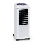 Klarstein Windspiel, hladilnik zraka, 100 W, 12 urni časovnik, daljinski upravljalnik, bela barva (ACO18-Windspiel WH)