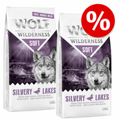 12kg Wolf of Wilderness + 100g Snack Explore the Wide Acres piletina gratis! - Rocky Spires - piletina iz slobodnog uzgoja & biserka (poluvlažna)