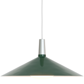 Viseca lampa BOWER 60 cm, zelena, aluminij, Tala