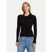 Vero Moda Pulover Siljerib 10336674 Črna Slim Fit