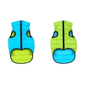 Airyvest Zelo topel in lahek dvostranski brezrokavnik za psa zeleno-moder, modra M47