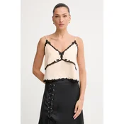 Pinko bluza z naramnicami ženska