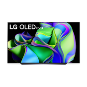 LG OLED evo OLED83C34LA, 2,11 m (83"), 3840 x 2160 pikseli, OLED, Pametni televizor, Wi-Fi, Crno
