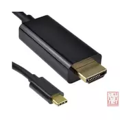 Kabl USB Type-C - HDMI (M/M), 1.8m