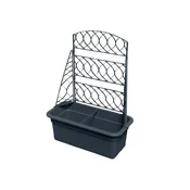 Prosperplast Plastična škatla BLOMA s pergolo 58x28,8x22,5cm