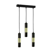 Luster na sajli MAGNUMA 3xGU10/50W/230V crna/zlatna