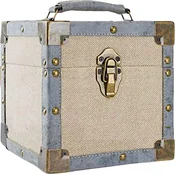 Steepletone 7 Inch Kufor na LP platne 1 Cream/Grey