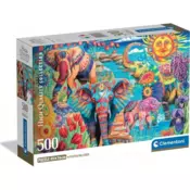 Clementoni Puzzle Karnevalski sloni 500 kosov