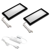 Hera LED svetilka pod omarico Sky set 2 4.000K črna - Kuhinja - Sodobni - Plastika