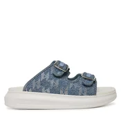 Karl Lagerfeld Nizki natikači Kapri moder denim/srebrna
