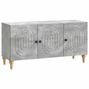Vidaxl TV omarica Betonsko siva 99 x 34,5 x 50 cm Inženirski les
