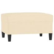 Vidaxl Stolček za noge krem 70x55x41 cm blago