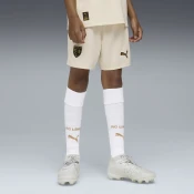 PUMA RC Lens 25/26 Shorts Youth, Clothing, Alpine Snow/Matte Gold, 13-14Y