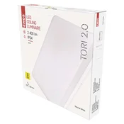 LED svetilo nadometno TORI, kvadratno, 24W, IP54, nevtralno bela