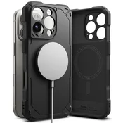 RINGKE Ringke Rugged Gear magnetska maska Magsafe za iPhone 16 Pro, crna