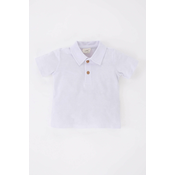 DEFACTO Baby Boy Regular Fit Pique Short Sleeve T-Shirt