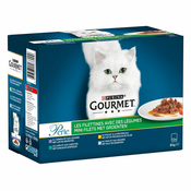 Varčno pakiranje Gourmet Perle mešan izbor 24 x 85 g - Izbrani trakovi z zelenjavo