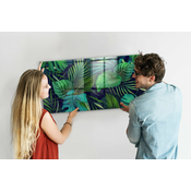 tulup.si Stenska magnetna tabla Eksotični listi 120x60 cm