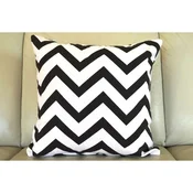 Jastuk Zig Zag black 40x40 23