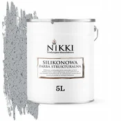shumee Silikonska strukturna fasadna barva 5L svetlo siva z modro F253