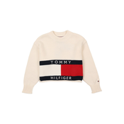 TOMMY HILFIGER Pulover HERITAGE marine/rdeča/bela
