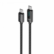 HAVIT kabel za polnjenje USB-C na USB-Cz LCD 100W, 2M