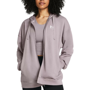 Mikica kapuco Under Armour UA Rival Terry O FZ Hooded-GRY