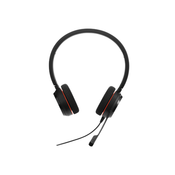 Jabra EVOLVE 20 MS Stereo USB Headband, Noise cancelling, USB connector, with mute-button and volume control on the cord, with foam ear cushion, Microsoft optimized (4999-823-109)