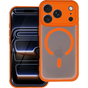 Ovitek za Samsung A57 Full Matte Mag Cover združljiv z MagSafe, oranžen