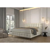Premium Living Postelja Boxspring Scarlett, Krem Barva, 160x200