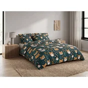 Polipamucna posteljina CATTAMI POLY tamno zelena Dimenzije posteljine: 70 x 90 cm | 140 x 220 cm