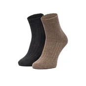 Dolge nogavice Nine West CEO_LA_NW_12744_Z_AW25 (2-PACK) Rjava