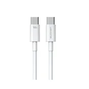 WEKOME WDC-182 Kabl 3.1 USB tip C M/M 1m, za Superbrzo punjenje 100W/480Mbps, beli