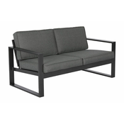 Vrtna sofa Madrid 2-sed iz aluminija - barva: anthrazit, globina: 780 mm, širina: 1550 mm, 700 mm, višina sedenja: ca. 430 mm