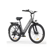 Hillmiles mestno e-kolo MileCity1 (36V, 13Ah baterija, do 80-100km, SHIMANO 7 hitrosti, 250W motor&25km/h, IP65 vodoodporno)