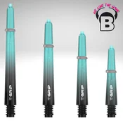 Nastavci za pikado strelice BULLS B-Grip-2 TTB Black-Mint