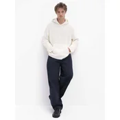 Guess Jeans Hlače iz tkanine M6RB59 WGCV1 Mornarsko modra Relaxed Fit