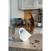 Aberto Design Dekorativna figura Kafa, Bela