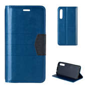 Ovitek za telefon Premium preklopna torbica Samsung A70 modra