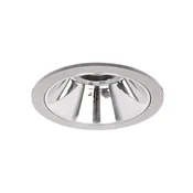 BRUMBERG Apollo Mini, gladek, okrogel, DALI, 3.000 K, srebrn - Študija/pisarna - Sodobni - srebro - Aluminij