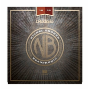 DAddario NB1656 Nickel Bronze Acoustic, Resophonic, 16-56